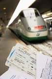 Train Station with Tickets